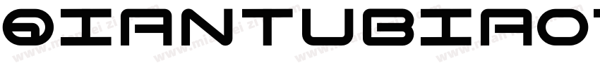 qiantubiaoti2 regular字体转换